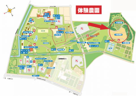 体験農園の場所の地図 PIG 637KB